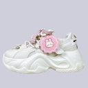 Blush Bunny Charm Chunky Sneakers - Women's Bunny Bobo's House 