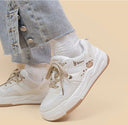 Boba Lovin Bobearu White Sneakers - Women's 0 Bobo's House 