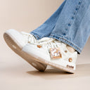Boba Lovin Kitty Chunky White Sneakers - Women's Bobo's House 