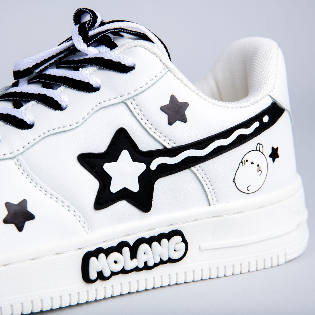 Bobo's House x Molang Star Casual Sneakers - Unisex Bunny Bobo's House M 3.5 | W 5.5 | EU 36 