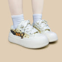 Cat Cafe Embroidered Chunky Sneakers - Women's Cat Bobo's House 