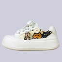Cat Cafe Embroidered Chunky Sneakers - Women's Cat Bobo's House US 5 | EU 35 