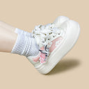 Celestial Crane Print Chunky Sneakers - Women's Bobo's House 