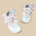 Cherry Blossom Pearl Kawaii Chunky Sneakers – Unisex Floral Bobo's House 
