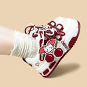 Cherry Byte Chunky Casual Red Sneakers – Unisex Cat Bobo's House 