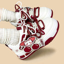 Cherry Byte Chunky Casual Red Sneakers – Unisex Cat Bobo's House 