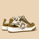 Cherry Cat Caramel Chunky Brown Sneakers - Unisex Cat Bobo's House 