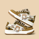 Cherry Cat Caramel Chunky Brown Sneakers - Unisex Cat Bobo's House 