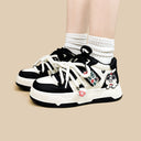 Christmas Edition Kitty Chunky Mid Top Shoes - Women's Cat Bobo's House 