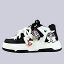 Christmas Edition Kitty Chunky Mid Top Shoes - Women's Cat Bobo's House US 5 | EU 35 