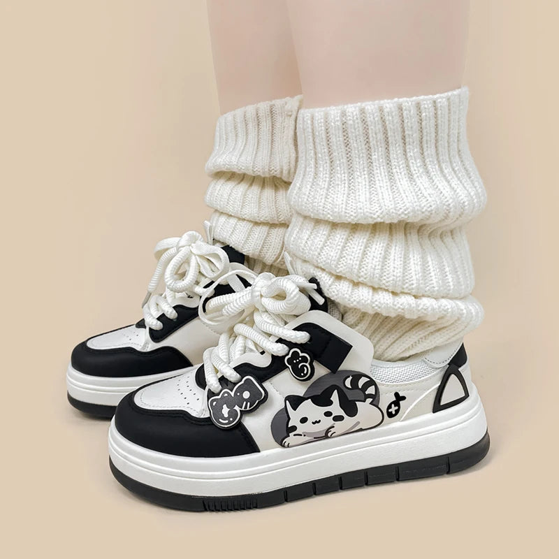 Chubby Cheeks Kitty Casual Sneakers - Women&#39;s Bobo&#39;s House 