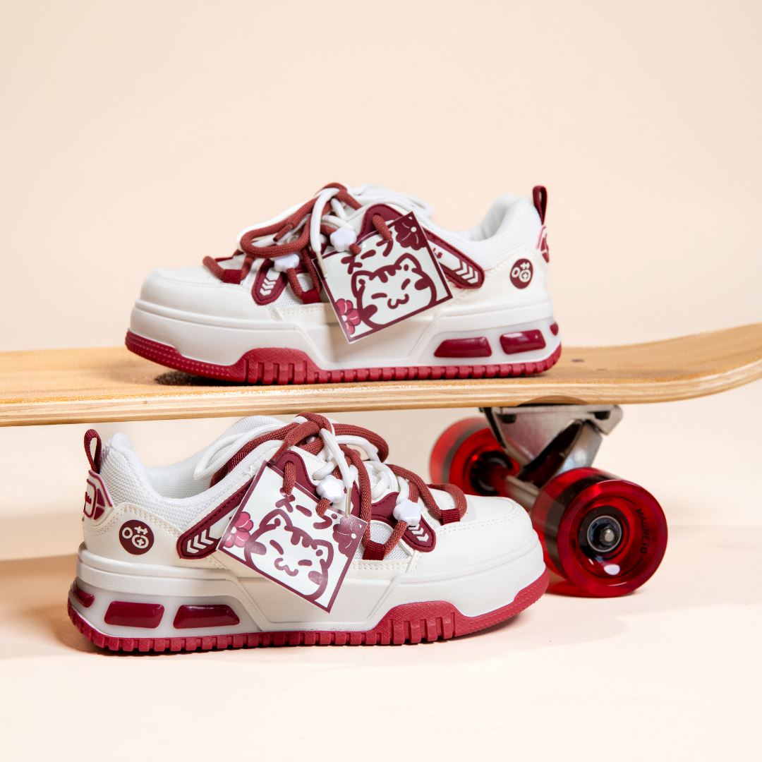 Happy Heart 'n Sole Black Casual Sneakers - Unisex - Bobo's House