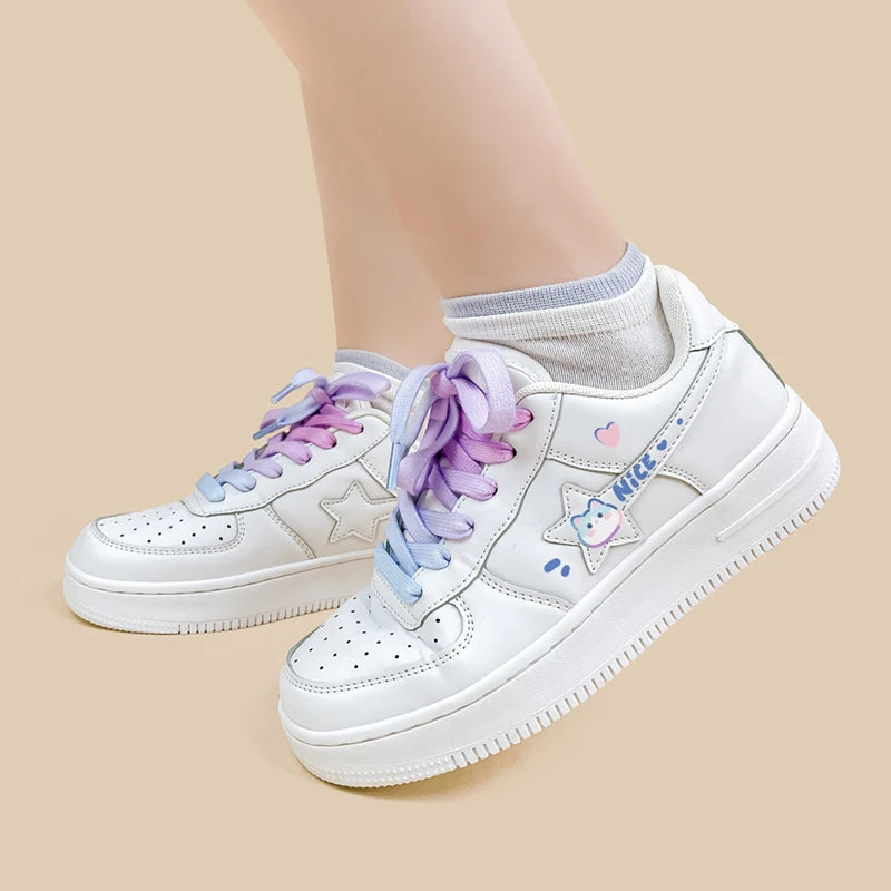 Chubby Nice Bunny Casual White Shoes - Unisex Bobo&#39;s House 