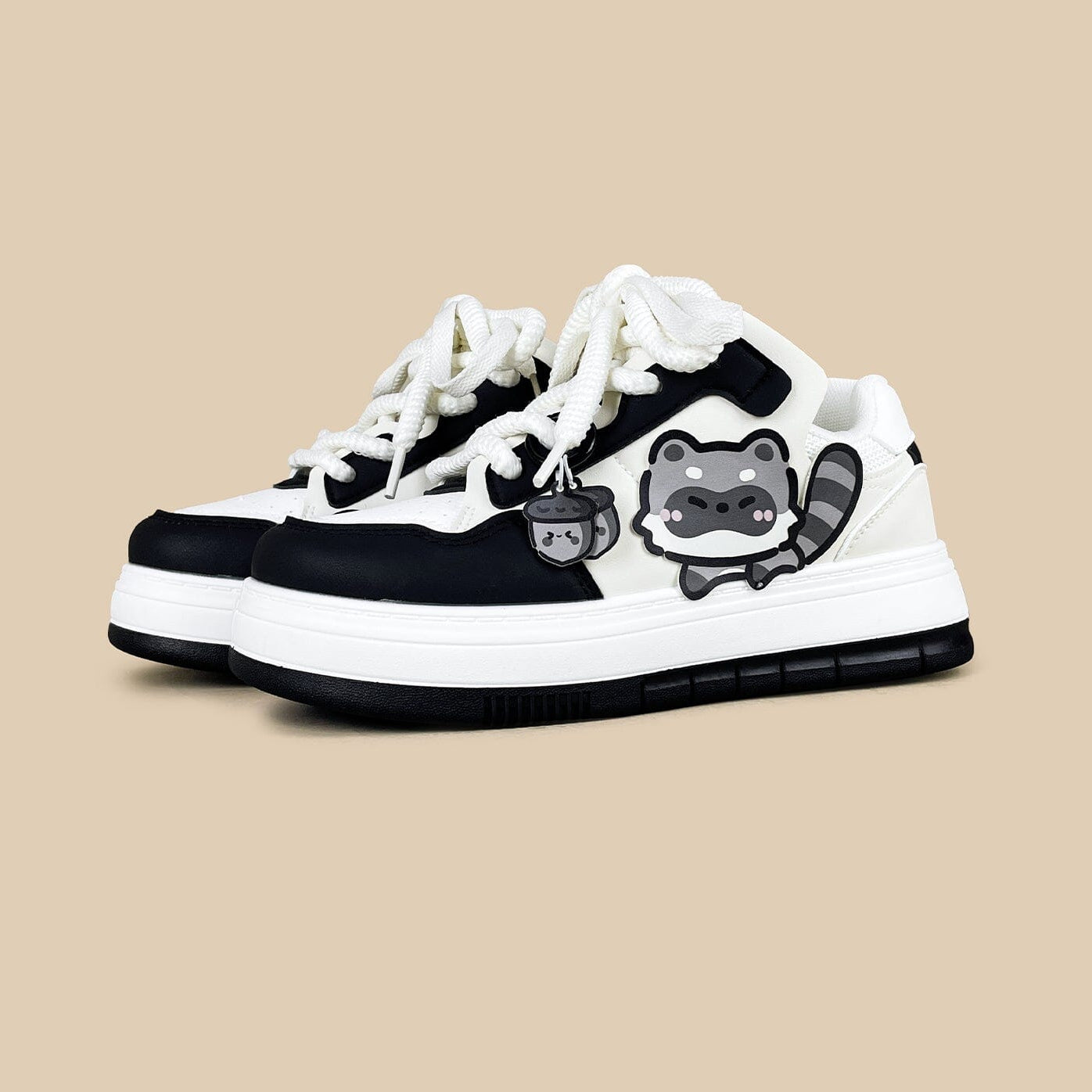 Chubby Raccoon Chunky Casual Sneakers – Unisex Raccoon Bobo's House M 3 | W 5 | EU 35 