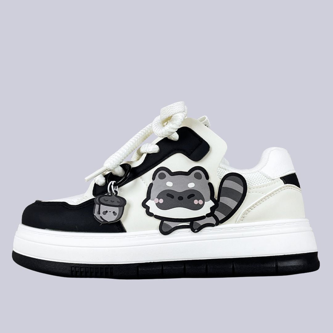 Chubby Raccoon Chunky Casual Sneakers – Unisex Raccoon Bobo's House M 3 | W 5 | EU 35 