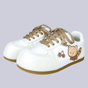Chubby Red Panda Cherry Love Casual Sneakers – Women’s Red Panda Bobo's House 