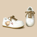 Chubby Red Panda Cherry Love Casual Sneakers – Women’s Red Panda Bobo's House 