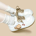Chubby Red Panda Cherry Love Casual Sneakers – Women’s Red Panda Bobo's House 