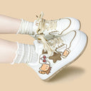 Chubby Red Panda Chunky Mid Top Shoes - Women's Red Panda Bobo's House 