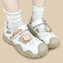 Chubby Red Panda Mary Jane Chunky Sneakers - Women's Red Panda Bobo's House 