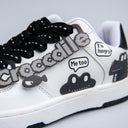Chunky Hungry Crocodile Casual White Sneakers - Unisex Crocodile Bobo's House 