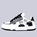 Chunky Hungry Crocodile Casual White Sneakers - Unisex Crocodile Bobo's House M 3 | W 5 | EU 35 