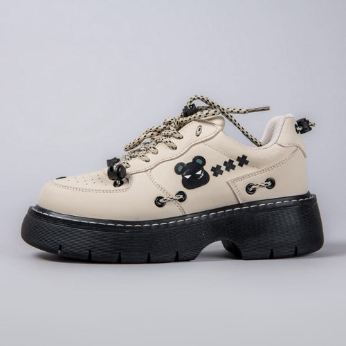 *CLEARANCE* Black Bear Chunky Platform Shoes - Women's 0 Bobo's House US 6 | EU 37 