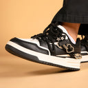 *CLEARANCE* Happy Heart 'n Sole Black Casual Sneakers - Women's 0 Bobo's House 