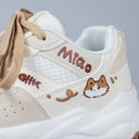 *CLEARANCE* Kawaii Miao Miao Kitty White Sneakers - Women's 0 Bobo's House 