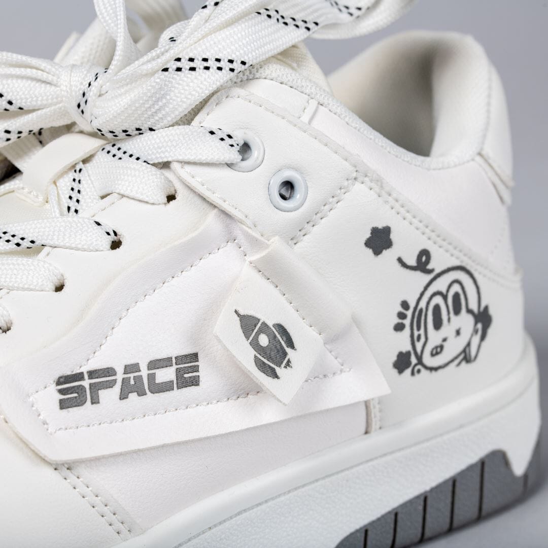 *CLEARANCE* Out in Space Bunny Casual Sneakers - Women's 0 Bobo's House US 8 | EU 39 