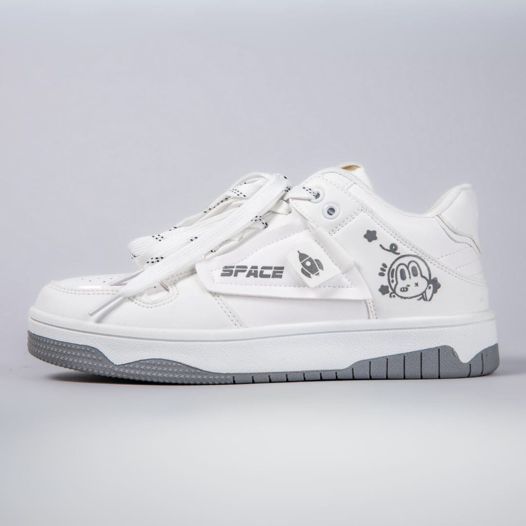 *CLEARANCE* Out in Space Bunny Casual Sneakers - Women's 0 Bobo's House US 8 | EU 39 