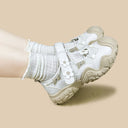 Cottagecore Daisy Mary Jane Chunky Sneakers - Women's Floral Bobo's House 