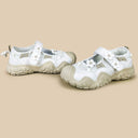Cottagecore Daisy Mary Jane Chunky Sneakers - Women's Floral Bobo's House 