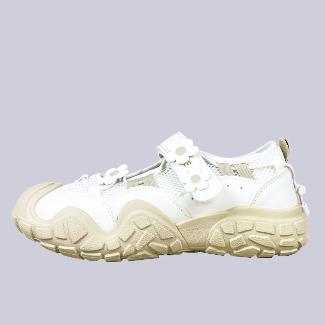 Cottagecore Daisy Mary Jane Chunky Sneakers - Women's Floral Bobo's House US 5 | EU 35 