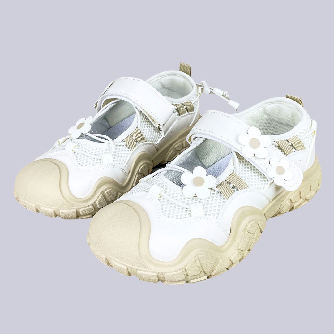 Cottagecore Daisy Mary Jane Chunky Sneakers - Women's Floral Bobo's House US 5 | EU 35 