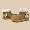 Cozy Bear Star Ultra Soft Brown Winter Boots - Women's Bear Bobo's House 