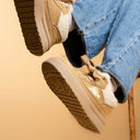 Cozy Bear Ultra Chunky Beige Mid Top Shoes - Women's Bear Bobo's House 