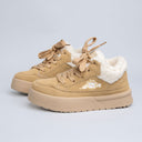 Cozy Bear Ultra Chunky Beige Mid Top Shoes - Women's Bear Bobo's House 