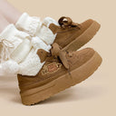 Cozy Bear Ultra Chunky Brown Mid Top Shoes - Women's Bear Bobo's House 