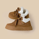 Cozy Bear Ultra Chunky Brown Mid Top Shoes - Women's Bear Bobo's House 