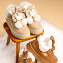 Cozy Bunny Ultra Chunky Beige Mid Top Shoes - Women's Bunny Bobo's House 