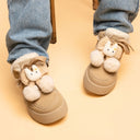Cozy Bunny Ultra Chunky Beige Mid Top Shoes - Women's Bunny Bobo's House 