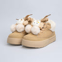 Cozy Bunny Ultra Chunky Beige Mid Top Shoes - Women's Bunny Bobo's House US 5 | EU 35 