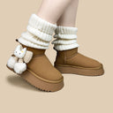 Cozy Bunny Ultra Soft Brown Winter Boots - Women's Bunny Bobo's House 