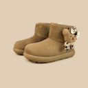Cozy Fuzzy Bear Ultra Soft Beige Winter Boots - Women's Bear Bobo's House 