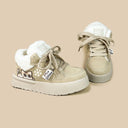Cozy Kitty Ultra Chunky Beige Mid Top Shoes - Women's Cat Bobo's House 