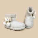 Cozy Kitty Ultra Chunky Beige Mid Top Shoes - Women's (Copy) Reindeer Bobo's House 