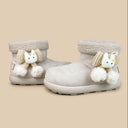 Cozy Kitty Ultra Chunky Beige Mid Top Shoes - Women's (Copy) Reindeer Bobo's House 
