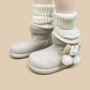 Cozy Kitty Ultra Chunky Beige Mid Top Shoes - Women's (Copy) Reindeer Bobo's House 