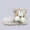 Cozy Kitty Ultra Chunky Beige Mid Top Shoes - Women's (Copy) Reindeer Bobo's House US 5 | EU 35 